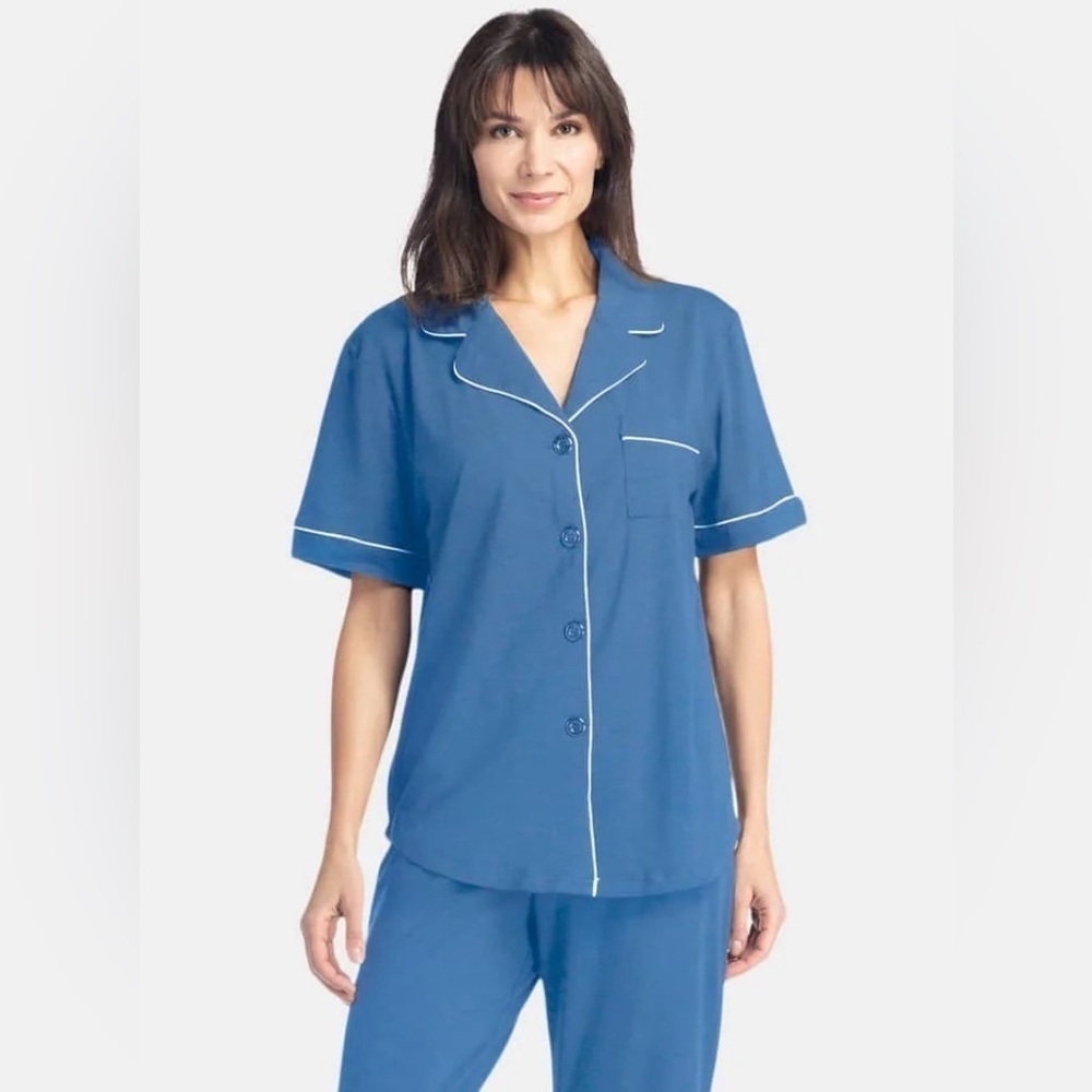 Fisher's Finery Jersey Pajama Top